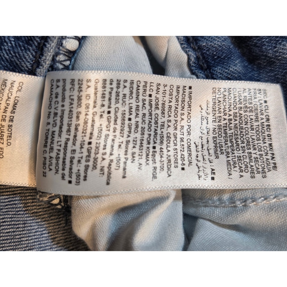 526 Old Navy Women's Size 10 Light Wash Straight Leg Jeans High Rise Denim - Picture 7 of 15